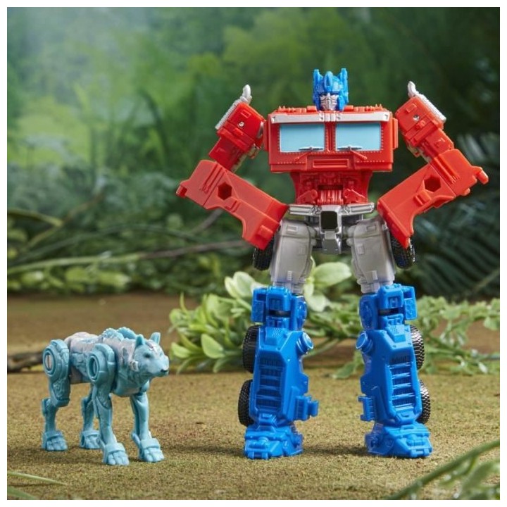 Pack de 2 figurines Beast Alliance Beast Weaponizers avec Optimus Prim