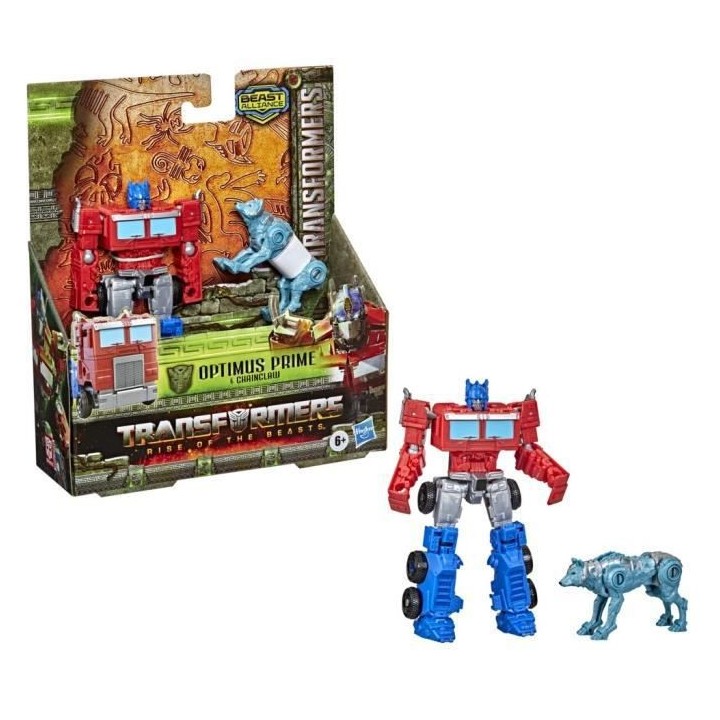 Pack de 2 figurines Beast Alliance Beast Weaponizers avec Optimus Prim