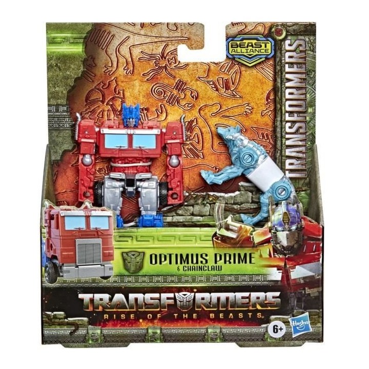 Pack de 2 figurines Beast Alliance Beast Weaponizers avec Optimus Prim