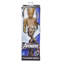 Figurine Groot de 30 cm, jouet pour enfants a partir de 4 ans, Marvel Avengers Titan Hero Series Avengers: Endgame