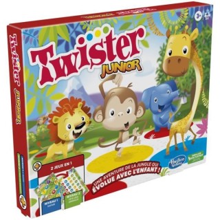Twister Junior - tapis réversible 2-en-1 évolutif - Jeu de société