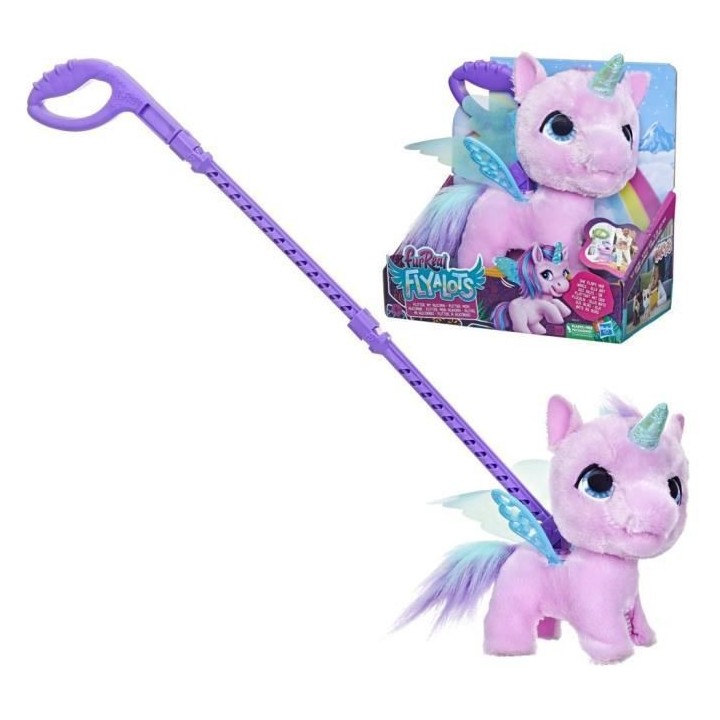 FURREAL Flyalots, Flitter, mon alicorne, peluche interactive, licorne