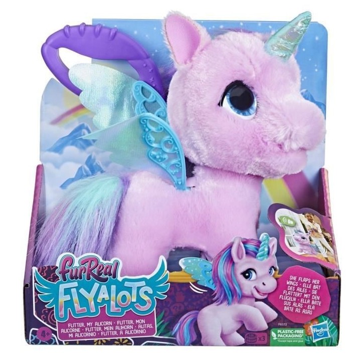 FURREAL Flyalots, Flitter, mon alicorne, peluche interactive, licorne