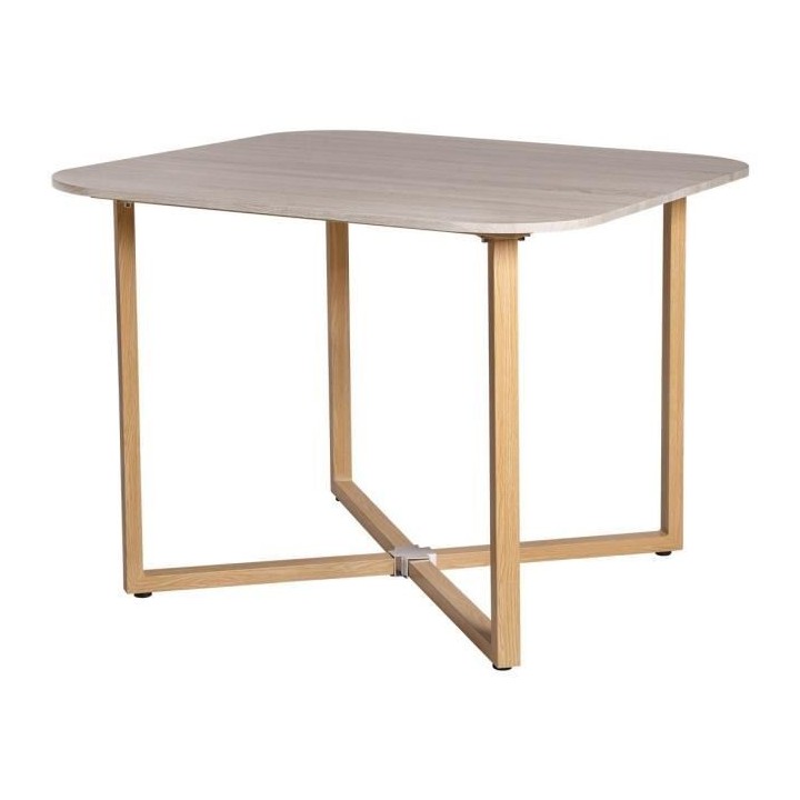 SET table a manger + 4 chaises - En mdf finition melamine - QUATTRO