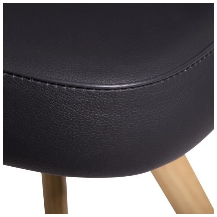 SET table a manger + 4 chaises - En mdf finition melamine - QUATTRO