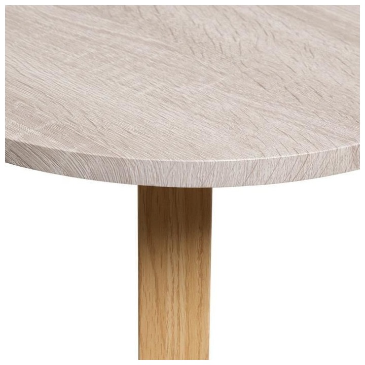 SET table a manger + 4 chaises - En mdf finition melamine - QUATTRO