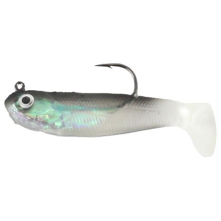 ZACK Leurres Souples S.ARME 5 cm + Hameçon Plombé ALEVIN