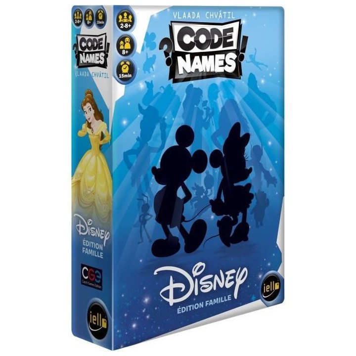 CODENAMES DISNEY - Jeu de société - Des 8 ans - IELLO - 51708