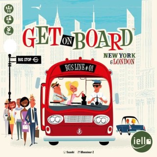 GET ON BOARD : LONDON & NEW YORK - Jeu de société - Des 8 ans - IELL