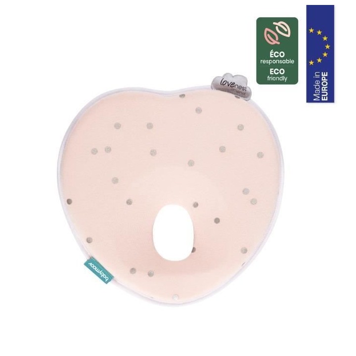 Babymoov Support de tete ergonomique Lovenest Original, Pinky