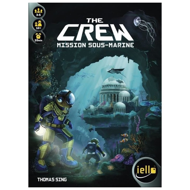 THE CREW : MISSION SOUS-MARINE - Jeu de société - Jeu de Plis - Coop