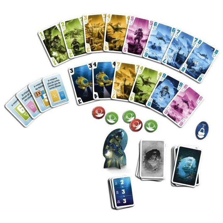 THE CREW : MISSION SOUS-MARINE - Jeu de société - Jeu de Plis - Coop