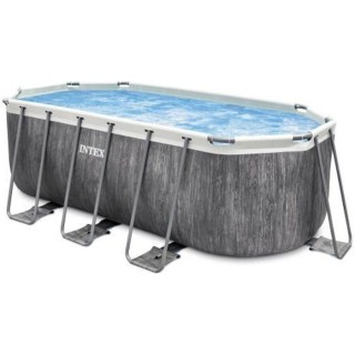 Intex - 26793FR - Kit piscine tubulaire baltik ovale 4,00 x 2,00 x 1,2