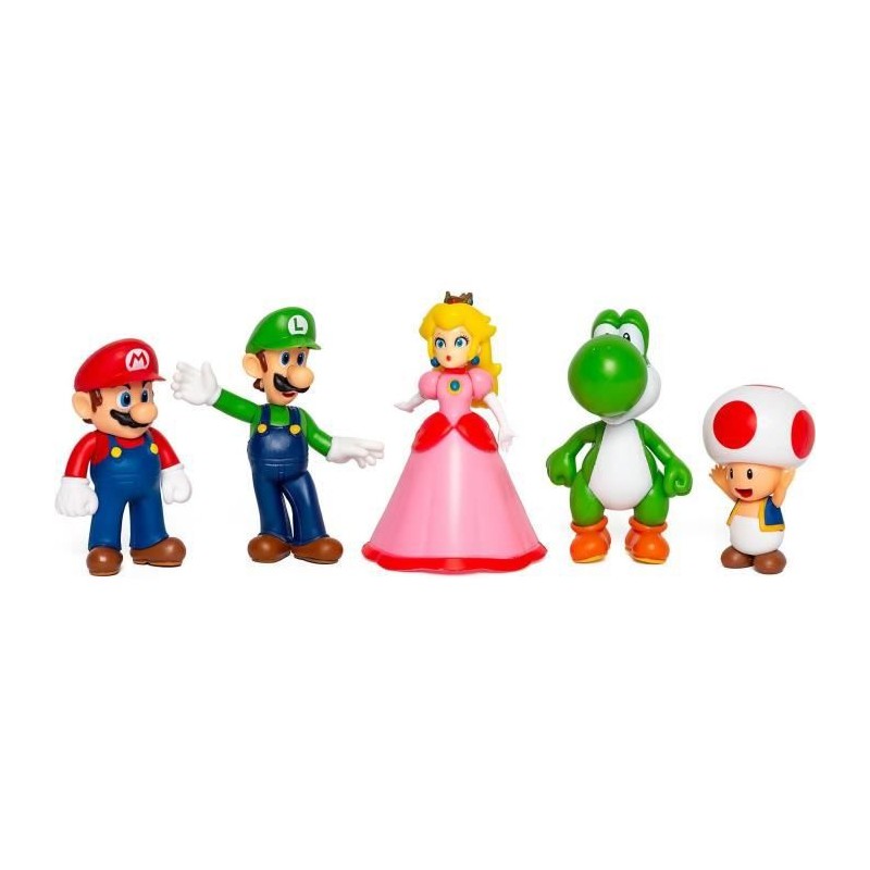 MARIO - Coffret Figurines Mario et ses Amis - 6 cm - JAKKS - 491159