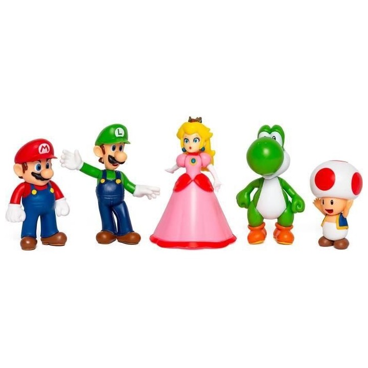 MARIO - Coffret Figurines Mario et ses Amis - 6 cm - JAKKS - 491159