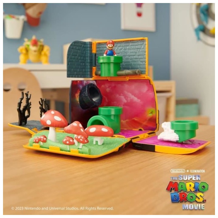SUPER MARIO MOVIE - Mini Basic Playset série 1 - JAKKS - 491167