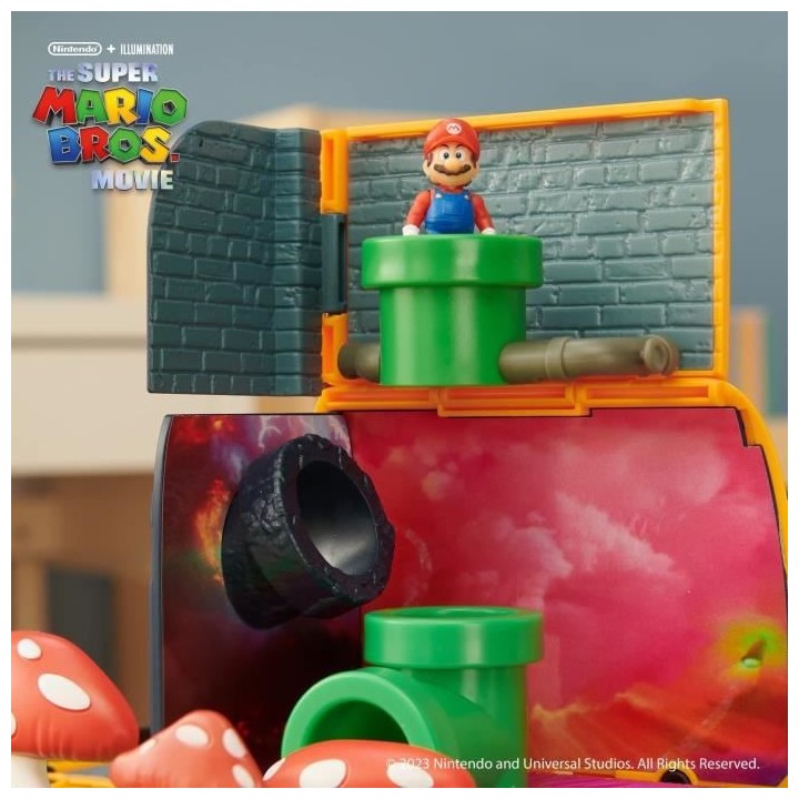SUPER MARIO MOVIE - Mini Basic Playset série 1 - JAKKS - 491167