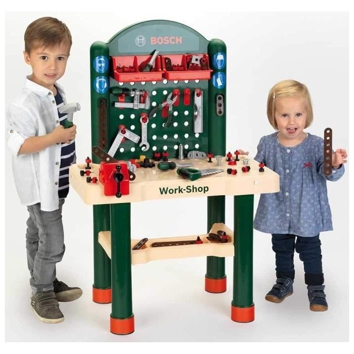 BOSCH - Etabli Work-Shop Enfant - 82 Accessoires