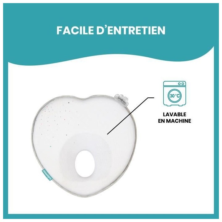 Babymoov Support de tete ergonomique Lovenest Original, White