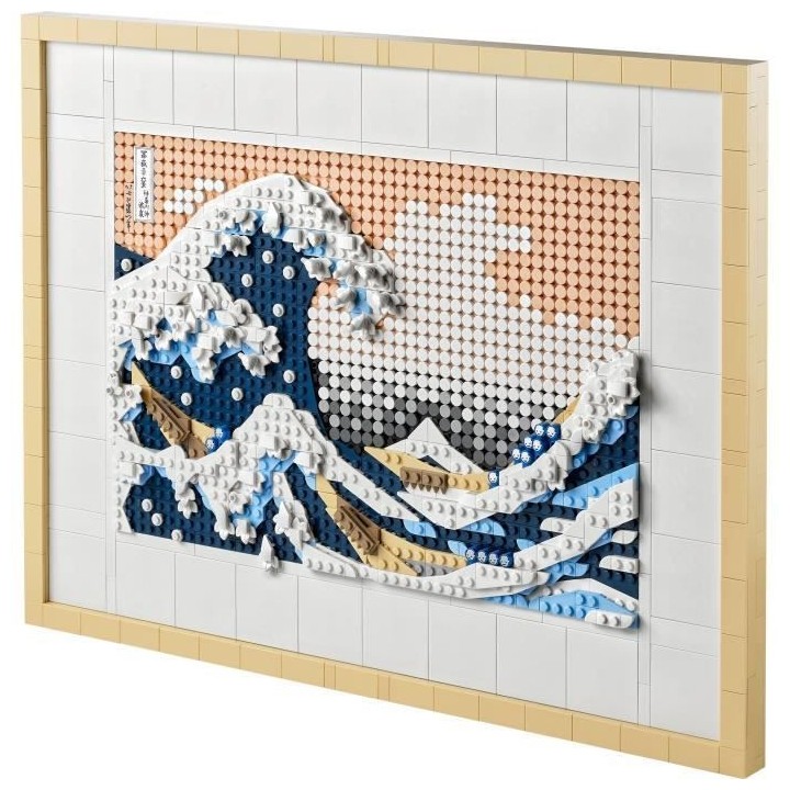 LEGO ART 31208 Hokusai – La Grande Vague, Décoration Murale Japonai