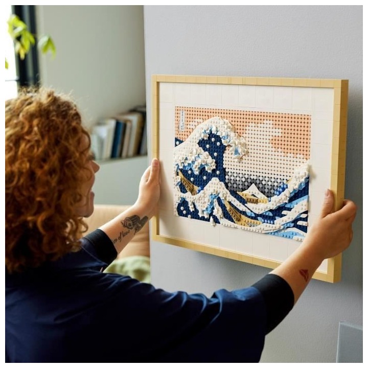 LEGO ART 31208 Hokusai – La Grande Vague, Décoration Murale Japonai