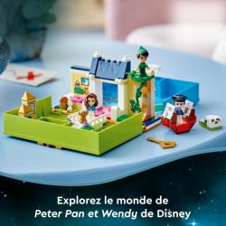 LEGO Disney 43220 Les Aventures de Peter Pan et Wendy dans un Livre de Contes