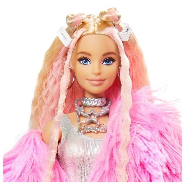 Barbie - Barbie Extra Veste Rose Blonde - Poupée - 3 ans et +