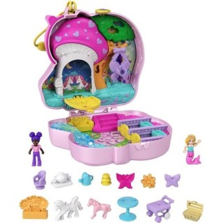 Polly Pocket - Coffret Foret Des Licornes - poupée mini-univers - 4 a