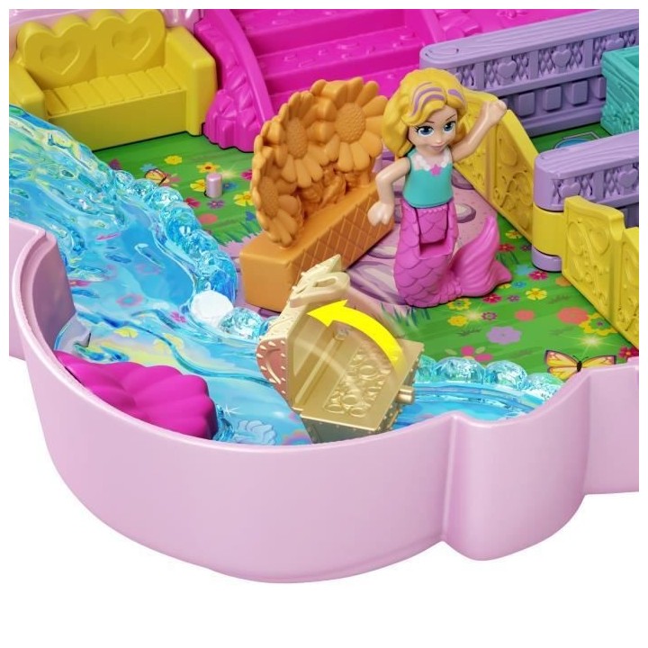 Polly Pocket - Coffret Foret Des Licornes - poupée mini-univers - 4 a