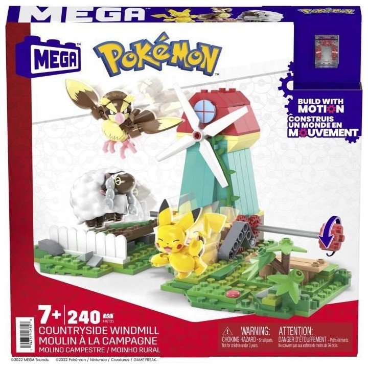 Mega Construx - Pokemon - Moulin A La Campagne - Construction - 6 Ans