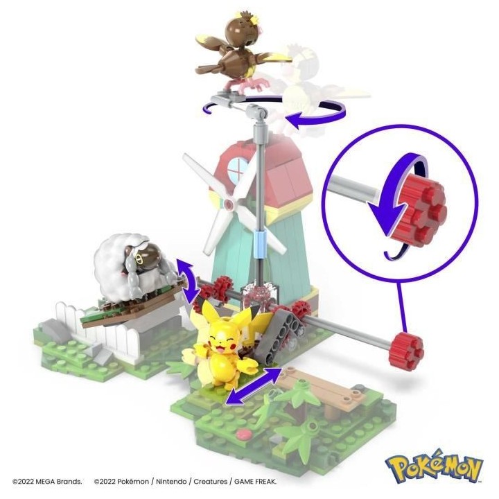 Mega Construx - Pokemon - Moulin A La Campagne - Construction - 6 Ans