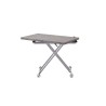 Table Basse Relevable Extensible - Gris Béton - 100 x 57/114 x 40/75 cm - DANNY