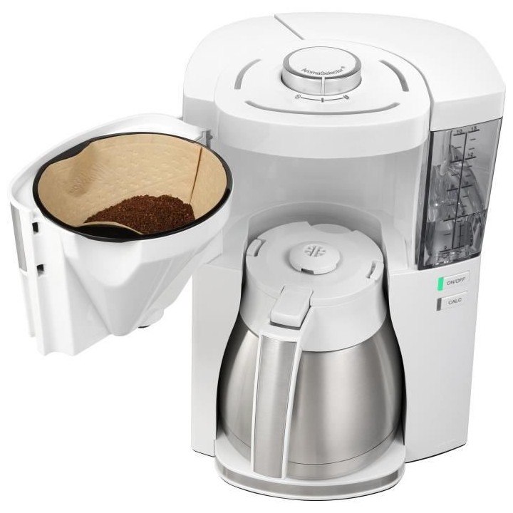 Machine a café MELITTA - Look V Therm Perfection 1025-15 Blanc/Acier