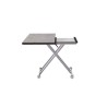 Table Basse Relevable Extensible - Gris Béton - 100 x 57/114 x 40/75 cm - DANNY