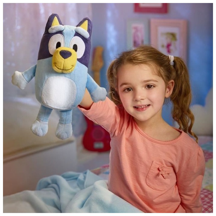 Ami lumineux pour la nuit BLUEY - Peluche veilleuse GoGlow