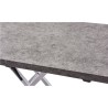 Table Basse Relevable Extensible - Gris Béton - 100 x 57/114 x 40/75 cm - DANNY