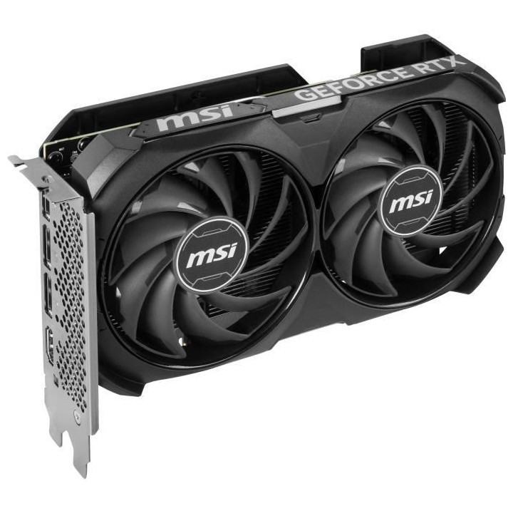 MSI - Nvidia - Carte Graphique - RTX 4060 Ti VENTUS 2X BLACK OC - 8Go