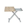 Table Basse Extensible - Chene - Relevable - 100 x 57/114 x 40/75 cm - DANNY