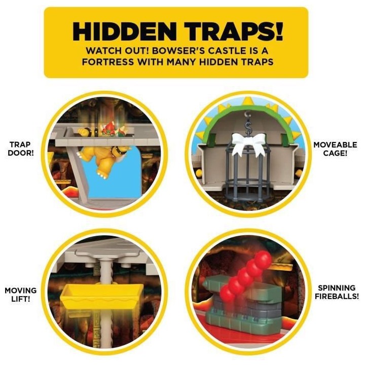 MARIO - Playset Château de Bowser - JAKKS - 491164
