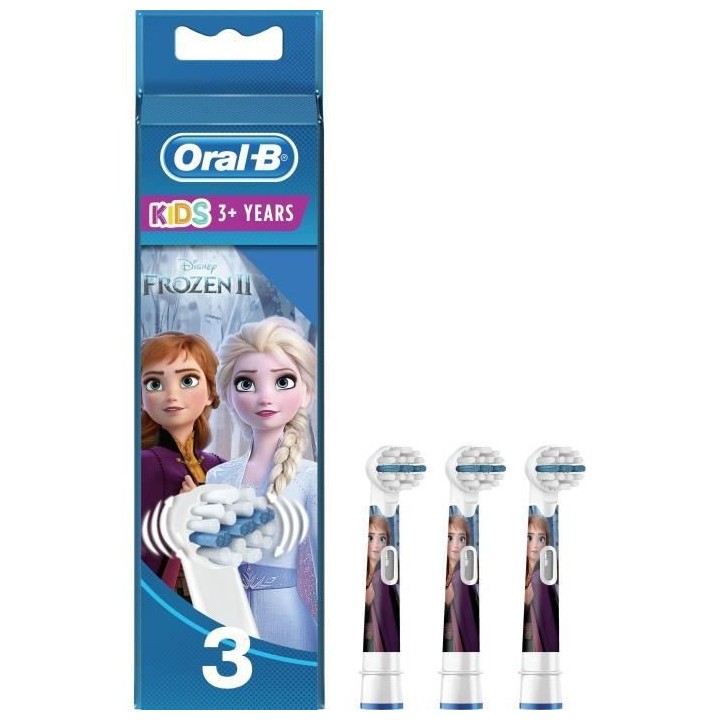ORAL-B 80352082 - Brossettes de rechange Disney La reine des neiges 2
