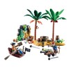 PLAYMOBIL - 70962 - Pirate - Ilôt des pirates - Aventure île au trésor