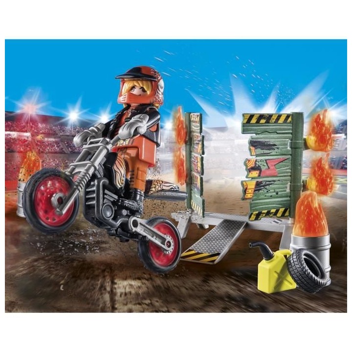 PLAYMOBIL - 71256 - Starter Pack - Stuntshow Cascadeur