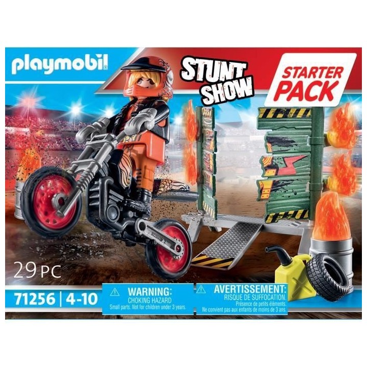 PLAYMOBIL - 71256 - Starter Pack - Stuntshow Cascadeur