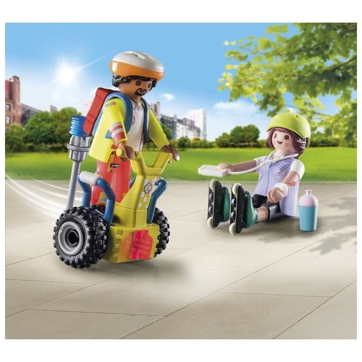 PLAYMOBIL - 71257 - City Action Les Secouristes - Starter Pack - Secou