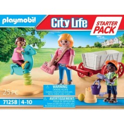 PLAYMOBIL - 71258 - Dollhouse La Maison Traditionnelle - Starter Pack - Nourrice avec enfants