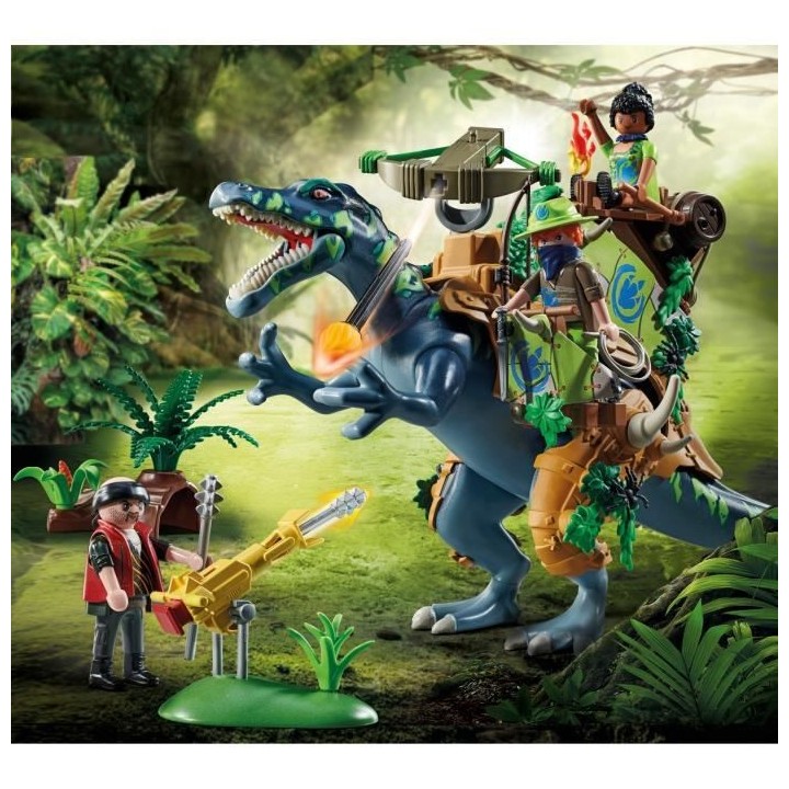 PLAYMOBIL - 71260 - Dino Rise - Spinosaure et combattant