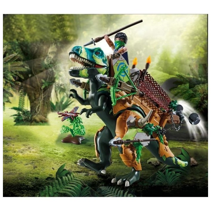 PLAYMOBIL - 71261 - Dino Rise - Tyrannosaure et soldat