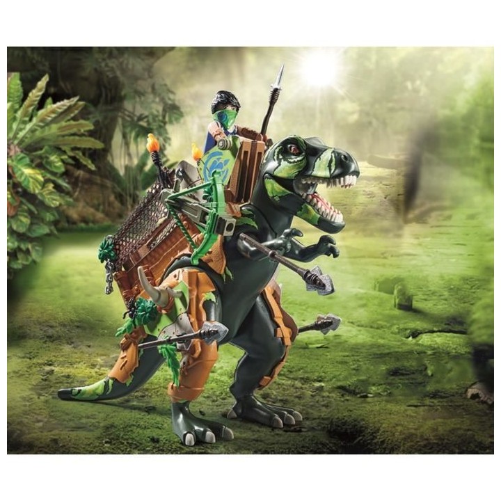 PLAYMOBIL - 71261 - Dino Rise - Tyrannosaure et soldat
