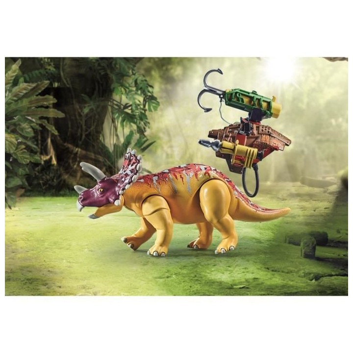 PLAYMOBIL - 71262 - Dino Rise - Tricératops et soldats