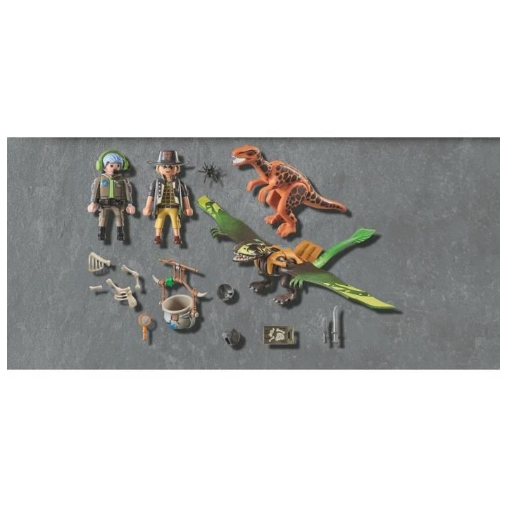 PLAYMOBIL - 71263 - Dino Rise - Dimorphodon et rangers